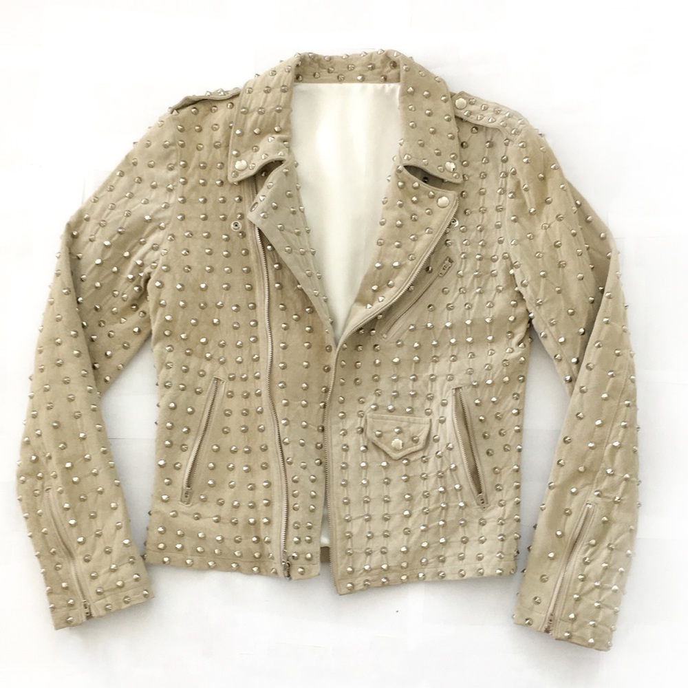 Suede Jacket Spiked